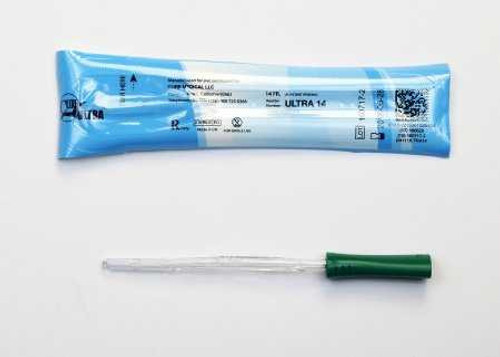 Urethral Catheter Cure UltraStraight Tip Lubricated PVC 14 Fr. 6 Inch ULTRA14 Box/30 1137 CURE MEDICAL 1020190_BX