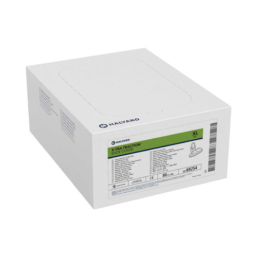 Shoe Cover X-tra Traction X-Large Shoe High Nonskid Sole Blue NonSterile 69254 Case/3 O&M Halyard Inc 175833_CS Shoe Cover X-tra Traction X-Large Shoe High Nonskid Sole Blue NonSterile 69254 Case/3 O&M Halyard Inc 175833_CS