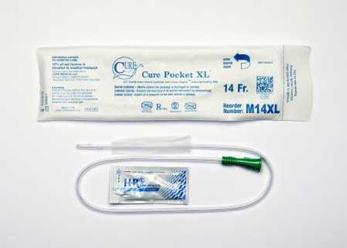 Urethral Catheter Cure MedicalStraight Tip Uncoated PVC 14 Fr. 25 Inch M14XL Case/300 UWEMD CURE MEDICAL 1021100_CS