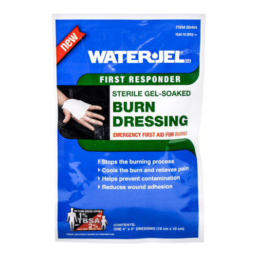 Burn Stop Hydrogel Burn Dressing Sheet 4 X 4 Inch Sterile, BSBD16-100.00.000, Case of 100
