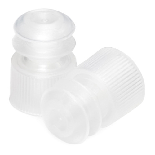 McKesson Tube Closure Flanged Plug Cap Natural 12 mm, NonSterile, 177-118127C, Bag of 1000