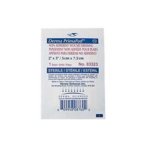 Non-Adherent Dressing PrimapadGauze 2 X 3 Inch Sterile 83323 Case/2400 146-12036 Derma Sciences 645801_CS
