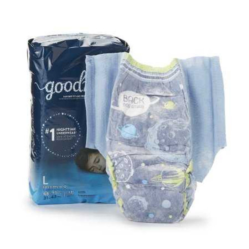 Male Youth Absorbent Underwear GoodNites Pull On with Tear Away Seams Size 5 / Large Disposable Heavy Absorbency 53362 Case/44 2840A Kimberly Clark 1184209_CS