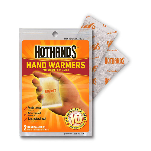 Instant Hot Pack Hothands-2 Hand Nonwoven Material Cover / Activated Charcoal / Iron Powder / Salt / Vermiculite / Water Disposable HH-2 Case of 240