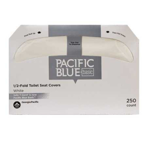 Toilet Seat Cover Safe T Gard Half Fold 14-1/2 X 17 Inch 47046 Box/250 14302 Georgia Pacific 373267_BX