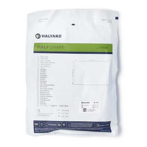 General Purpose Drape Half Drape 40 W X 58 L Inch Sterile 47614 Case/60 W3590 O&M Halyard Inc 1152697_CS General Purpose Drape Half Drape 40 W X 58 L Inch Sterile 47614 Case/60 W3590 O&M Halyard Inc 1152697_CS
