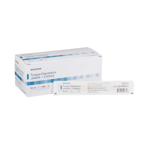 Tongue Depressor McKesson 5-1/2 Inch Length Wood 22-9999-S Each/1 54456P MCK BRAND 854424_EA
