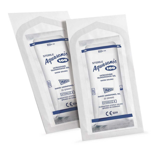 Ultrasound Gel AquasonicTransmission 25 Gram Foil Pouch 01-01 Each/1 20001116 Parker Labs 236820_EA