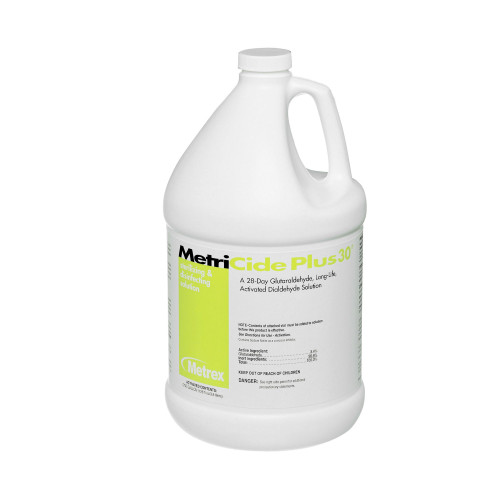 MetriCide Plus 30 Glutaraldehyde High-Level Disinfectant Activation Required Liquid 1 gal. Jug Reusable, 10-3200, Case of 4