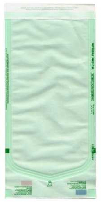 Sterilization Pouch SterikingEthylene Oxide EO Gas / Steam 5 X 10-1/2 Inch Transparent / White Self Seal Paper / Film SS-T4 Box/200 2182 HEALTHMARK INDUSTRIES 662845_BX