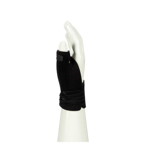 Thumb Stabilizer 3M Futuro Deluxe Adult Small / Medium Lacing System Left or Right Hand Black 05113119855 Each/1 11308 3M 1124574_EA