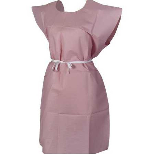 Patient Exam Gown McKesson One Size Fits Most Mauve Disposable 18-890 Case/50 700-13700-BOX MCK BRAND 180608_CS