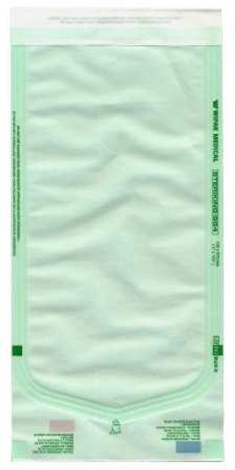 Sterilization Pouch SterikingEthylene Oxide EO Gas / Steam 7-1/2 X 13 Inch Transparent / White Self Seal Paper / Film SS-T5A Case/1000 124 HEALTHMARK INDUSTRIES 661308_CS