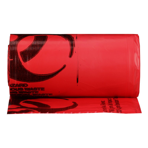 McKesson Biohazard Waste Bag Biohazard Symbol / Infectious Waste 10 to 15 gal. Red 24 X 32 Inch, 03-4404, Case of 500