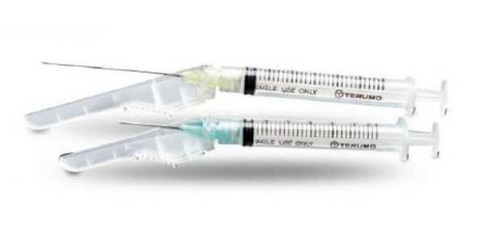 Tuberculin Syringe with Needle SurGuard 1 mL 27 Gauge 1/2 Inch Regular Wall Hinged Safety Needle SG3-01T2713 - Box/100 SG3-01T2713 TERUMO MEDICAL 890192_BX Tuberculin Syringe with Needle SurGuard 1 mL 27 Gauge 1/2 Inch Regular Wall Hinged Safety Needle SG3-01T2713 - Box/100 SG3-01T2713 TERUMO MEDICAL 890192_BX