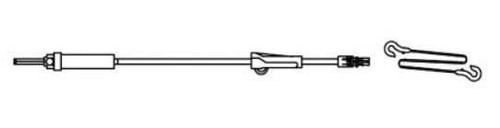 Secondary IV Administration Set Zyno Universal Spike Male Luer Lock Adaptor AX-80075 - Case of 50 AX-80075 Zyno Medical 1166091_CS