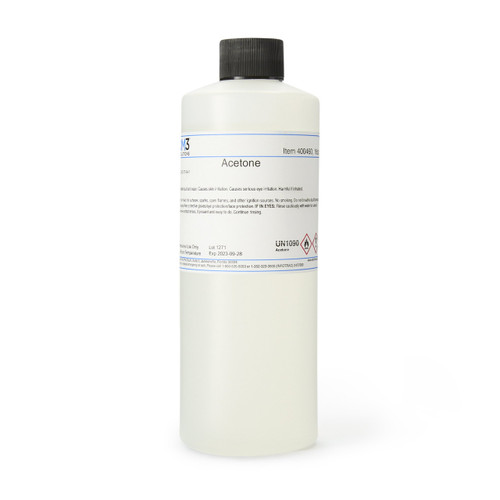 Chemistry Reagent Acetone ACS Grade 100% 16 oz. 400460 Pack of 1 400460 EDM 3 LLC 442657_EA