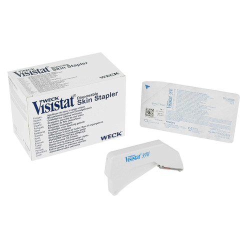 Wound Stapler Visistat® Squeeze Handle Stainless Steel Staples Wide Staple 35 Staples 528235 Pack of 1 528235 Visistat® 222060_EA