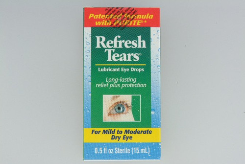 Eye Lubricant Refresh Tears 1 oz. Eye Drops Pack of 1