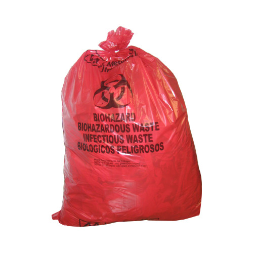McKesson Biohazard Waste Bag Biohazard Symbol / Infectious Waste 30 gal. Red 30 X 36 Inch, 03-F145, Case of 1