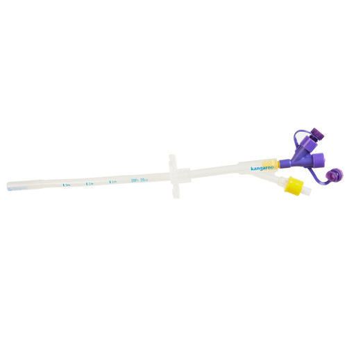Gastrostomy Feeding Tube with Y Ports Kangaroo™ 18 Fr. Silicone 8884720189E Pack of 1 8884720189E Kangaroo™ 1158540_EA
