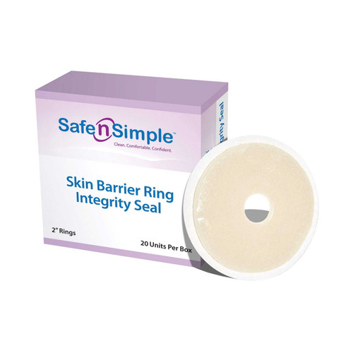 Skin Barrier Ring Safe-n'Simple Integrity Moldable, Standard Wear Adhesive without Tape Without Flange Universal System Hydrocolloid 2 Inch Diameter SNS68002 Case of 160 SNS68002 Safe-n'Simple Integrity 800389_CS Skin Barrier Ring Safe-n'Simple Integrity Moldable, Standard Wear Adhesive without Tape Without Flange Universal System Hydrocolloid 2 Inch Diameter SNS68002 Case of 160 SNS68002 Safe-n'Simple Integrity 800389_CS