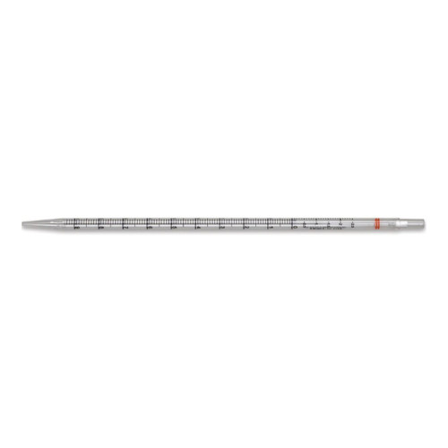 McKesson Serological Pipette 10 mL 0.1 mL Graduation Increments / 2.5 mL Negative Graduations Sterile 177-1761 Case of 200 177-1761 McKesson 1176007_CS