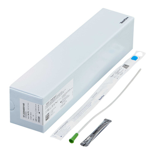 Urethral Catheter FloCath® QUICK™ Straight Tip Hydrophilic Coated PVC 14 Fr. 16 Inch 220400140 Box of 30 220400140 FloCath® QUICK™ 762829_BX