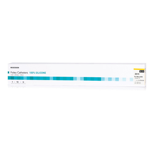 McKesson Silicone Foley Catheter Standard Tip 20 Fr. 5cc