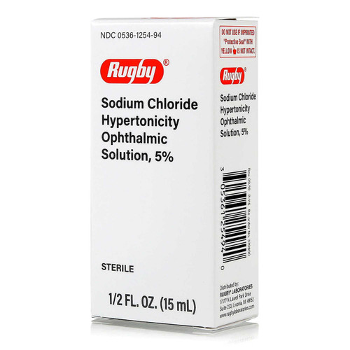 Hypertonicity Agent Rugby® 15 mL Eye Drops 00536125494 Pack of 1 536125494 Rugby® 1200416_EA Hypertonicity Agent Rugby® 15 mL Eye Drops 00536125494 Pack of 1 536125494 Rugby® 1200416_EA
