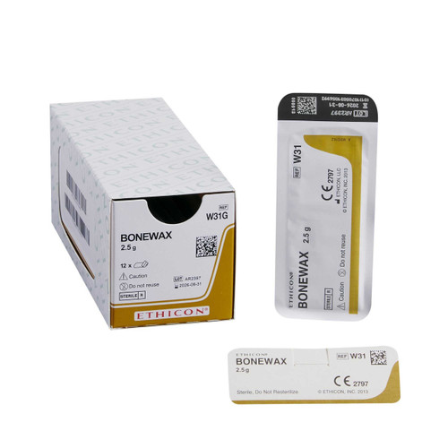 Bone Wax 2.5 Gram W31G Box of 12 W31G J & J Healthcare Systems 2045_BX