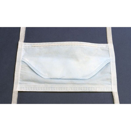 Surgical Mask Cardinal Health Duckbill Tie Closure One Size Blue Nonsterile ASTM Level 1 Adult AT51035 Case of 300