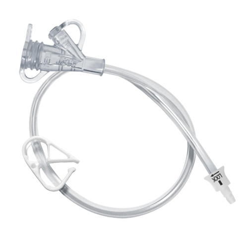 AMT Mini Classic Straight Connector with Y-Port Adapter 12 Inch, 6-1212, Box of 10