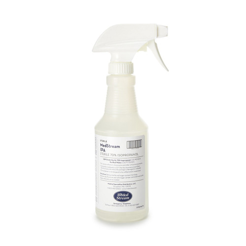 McKesson Surface Cleaner Alcohol Based Trigger Spray Liquid 16 oz. Bottle Alcohol Scent Sterile MS16IPAST Case of 12 MS16IPAST McKesson 1139242_CS
