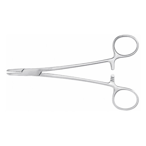 Needle Holder McKesson 5 Inch Length Serrated Jaws Finger Ring Handle 43-2-842 Pack of 1 43-2-842 McKesson 487607_EA