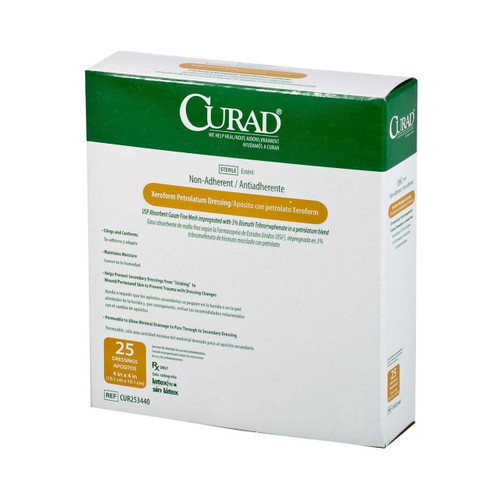 Curad Impregnated Dressing 4 x 4 Inch CUR253440 Curad® 771163_CS