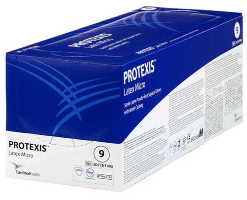 Surgical Glove Protexis™ Latex Micro Size 6.5 Sterile Latex Standard Cuff Length Smooth Light Brown Not Chemo Approved 2D72NT65X Case of 200 2D72NT65X Protexis™ Latex Micro 806164_CS