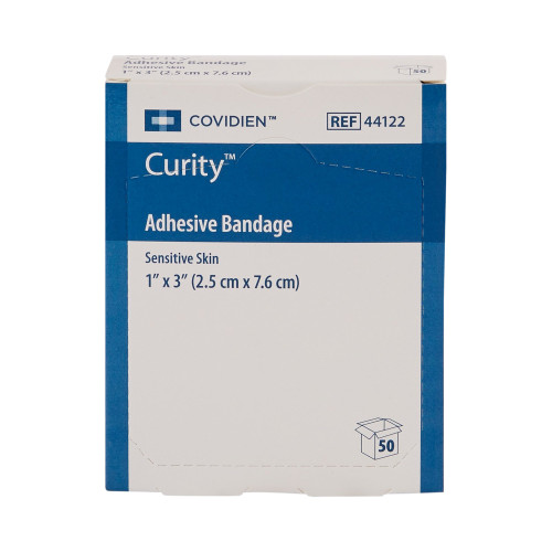 Curity Sensitive Skin Adhesive Strip Plastic Tan 1 X 3 Inch Sterile, 44122, Case of 1200
