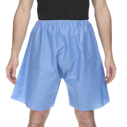 Exam Shorts X-Large Blue SMS Adult Disposable 7555 XL Case of 50 7555 XL HPK Industries 866117_CS
