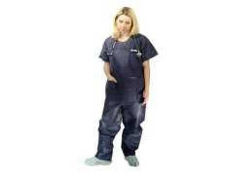 Scrub Pants Straight Leg 2X-Large Dark Blue Unisex 380XXL Bag of 10 380XXL Dukal 533999_BG