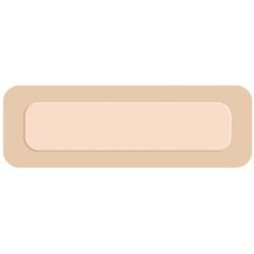 Thin Foam Dressing FoamLite™ 2 x 4-4/5 Inch With Border Film Backing Silicone Adhesive Rectangle Sterile 421563 Pack of 1 421563 FoamLite™ 1053867_EA