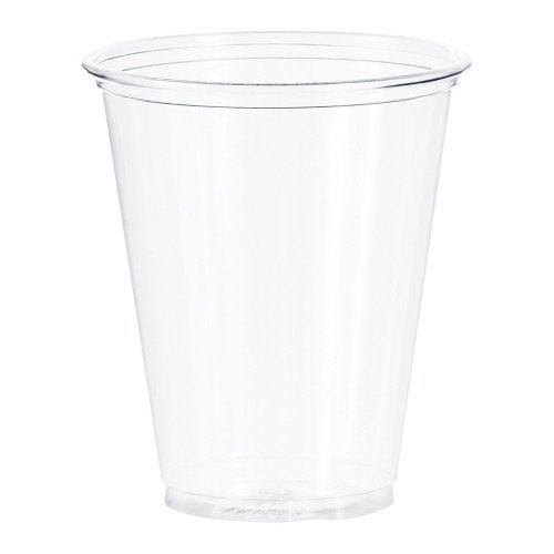 Solo Ultra Clear 7 oz. Plastic Drinking Cup Translucent Disposable, TP7, Sleeve of 50