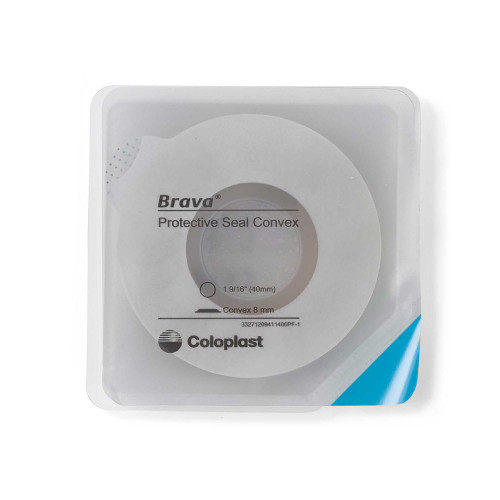 Ostomy Seal Brava® Convex, Starter Hole 1-9/16 Inch (40mm) 12094 Box of 10 12094 Brava® 1194629_BX Ostomy Seal Brava® Convex, Starter Hole 1-9/16 Inch (40mm) 12094 Box of 10 12094 Brava® 1194629_BX