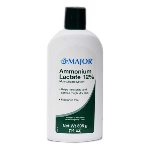Hand and Body Moisturizer Major Ammonium Lactate 14 oz. Bottle Unscented Lotion 00904598463 Pack of 1 904598463 Major Ammonium Lactate 989969_EA