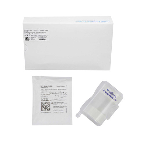 Heat and Moisture Exchanger-Trach Trach-Vent+® 32.42, Vt = 0.5 L 1.17 @ 60 LPM RGH312U Pack of 1 RGH312U Trach-Vent+® 1190314_EA