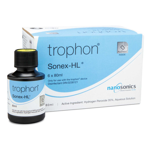 Ultrasound Probe Disinfectant trophon 80 mL For trophon®2 Ultrasound Probes N05002 Case of 6 N05002 trophon 1215605_CS Ultrasound Probe Disinfectant trophon 80 mL For trophon®2 Ultrasound Probes N05002 Case of 6 N05002 trophon 1215605_CS