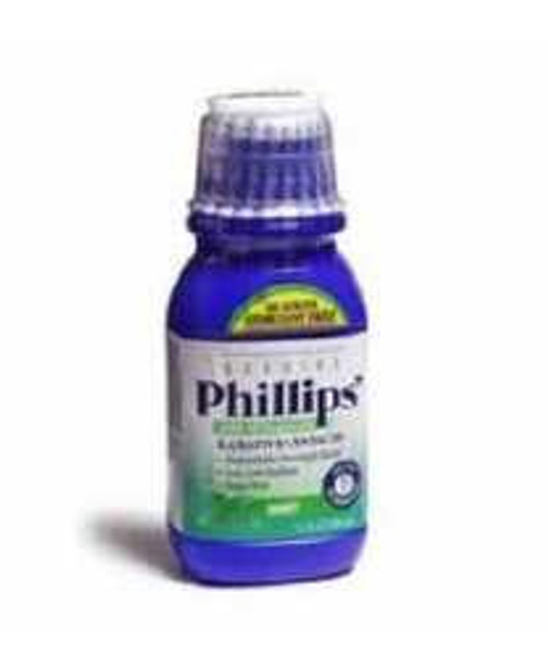 Laxative Phillips'® Milk of Magnesia Mint Flavor Liquid 12 oz. 400 mg / 5 mL Strength Magnesium Hydroxide 12843036305 Pack of 1 12843036305 Phillips'® Milk of Magnesia 1060914_EA