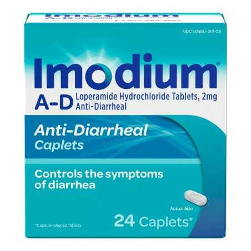 Anti-Diarrheal Imodium® A-D 2 mg Strength Caplet 24 per Box 50580031703 Carton of 24 50580031703 Imodium® A-D 1193180_CT Anti-Diarrheal Imodium® A-D 2 mg Strength Caplet 24 per Box 50580031703 Carton of 24 50580031703 Imodium® A-D 1193180_CT