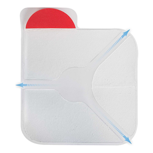 Hyfin Vent Chest Wound Seal 6 X 6 Inch 2 per Pack NonSterile, 10-0037, Pack of 2