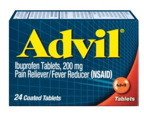 Pain Relief Advil® 200 mg Strength Ibuprofen Tablet 24 per Box 00573015020 Bottle of 1 573015020 Advil® 498677_BT